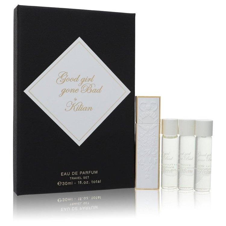 Good Girl Gone Bad 4 x 0.25 oz Travel Spray includes 1 White Travel Spray with 4 Refills By Kilian